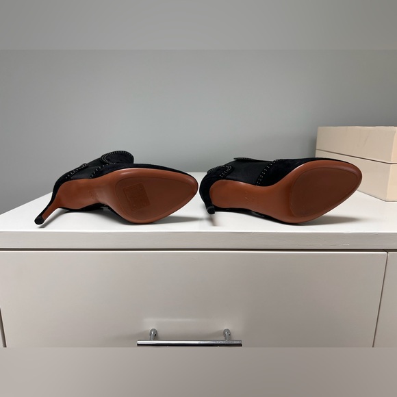 Brand NEW couture designer Alaïa black suede stiletto booties, size 35.5 - Picture 6 of 10